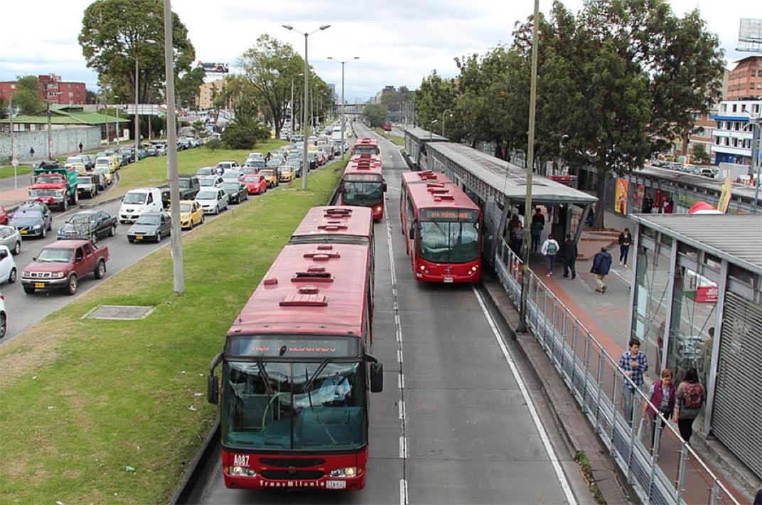 Bus rapid transit in Bogata, Colombia