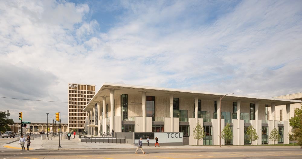 Exterior of Tulsa City-County Central Library