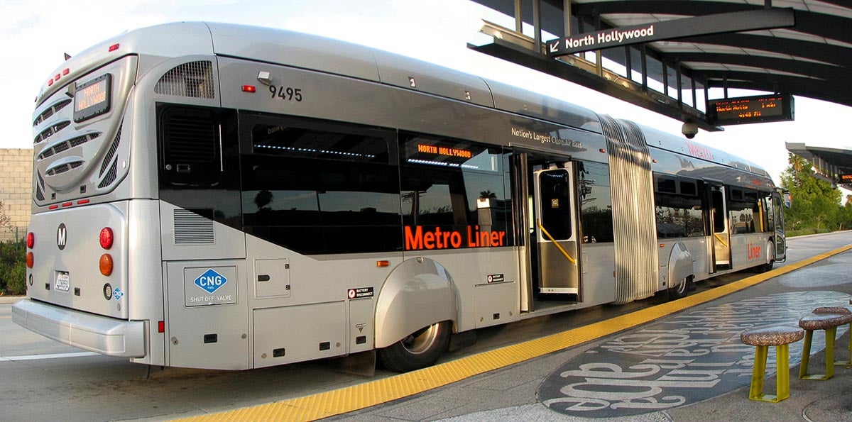 BRT bus in Los Angeles