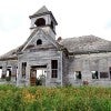 Abandoned, run-down school