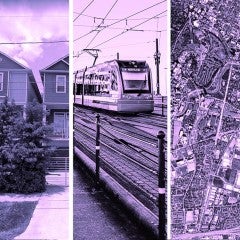 photo collage related to affordable housing in houston