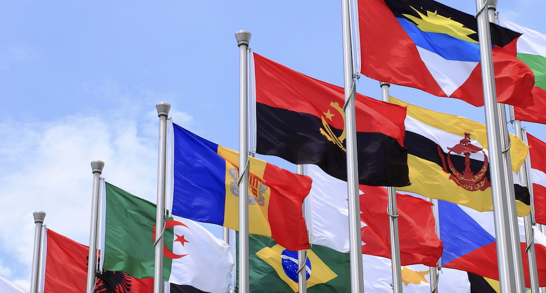 Multinational flags