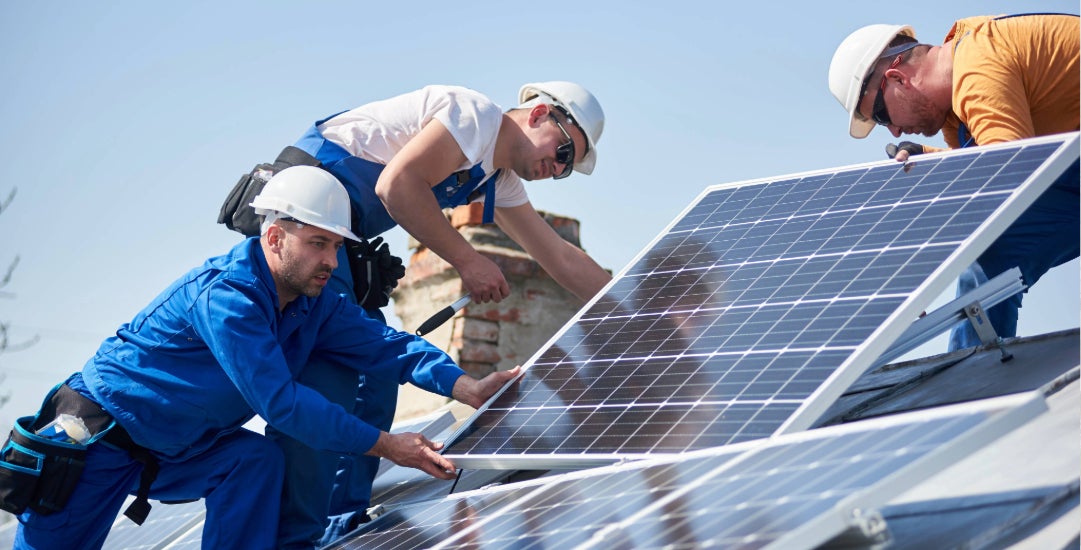 The Inflation Reduction Act encourages the installation of more solar panels