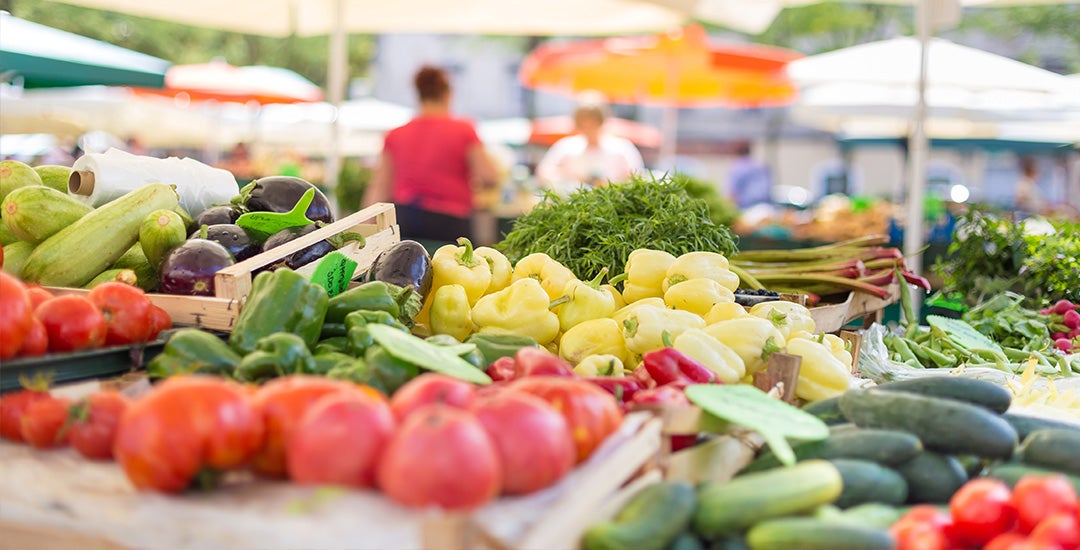 fresh fruits and vegetables