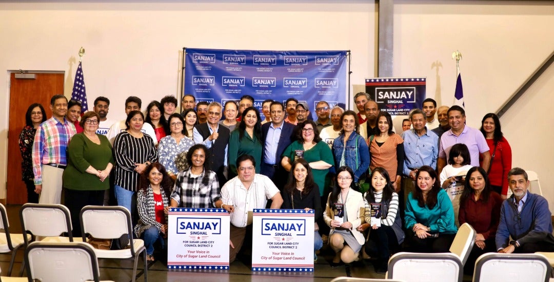 Sanjay Singhal was elected to Sugar Land's city council in 2025