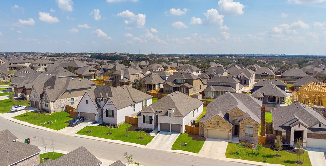 Houston suburban neighborhood