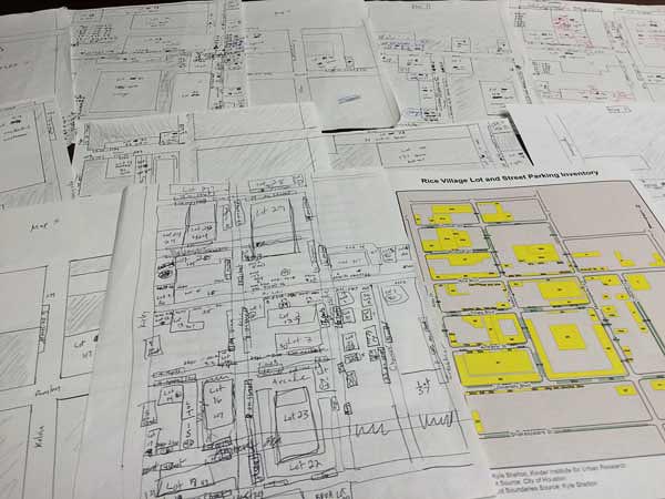 Floor plan sketches