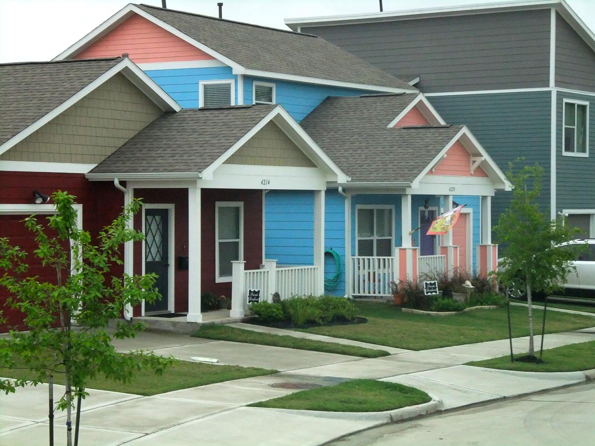 Row of homes