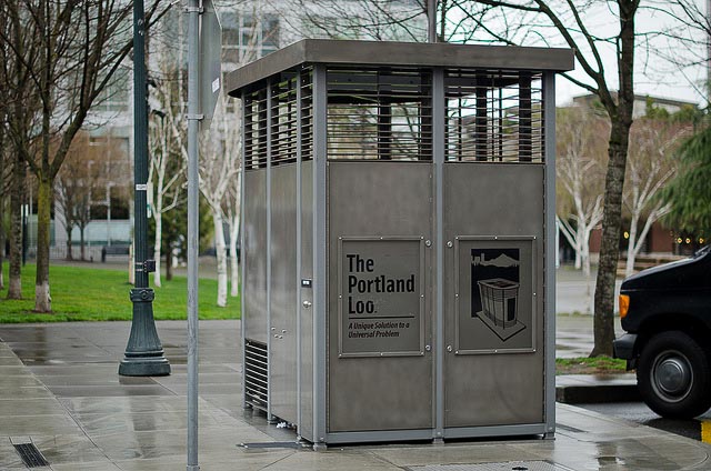 Outdoor Portland toilet 