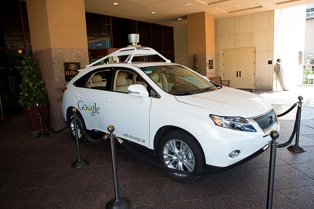 Self driving Google car