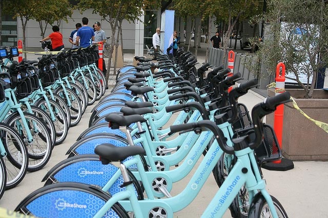 Bike sharing kiosk