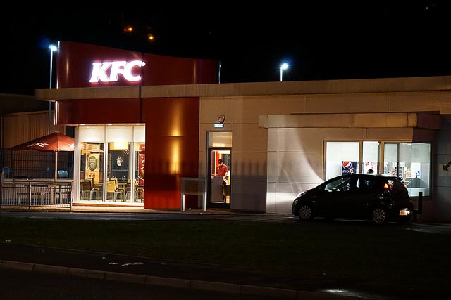 Exterior of KFC
