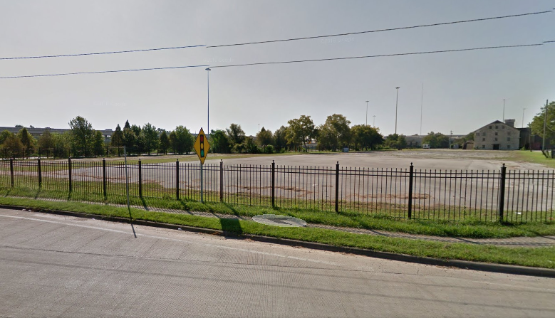 Google Maps screenshot of parking lot