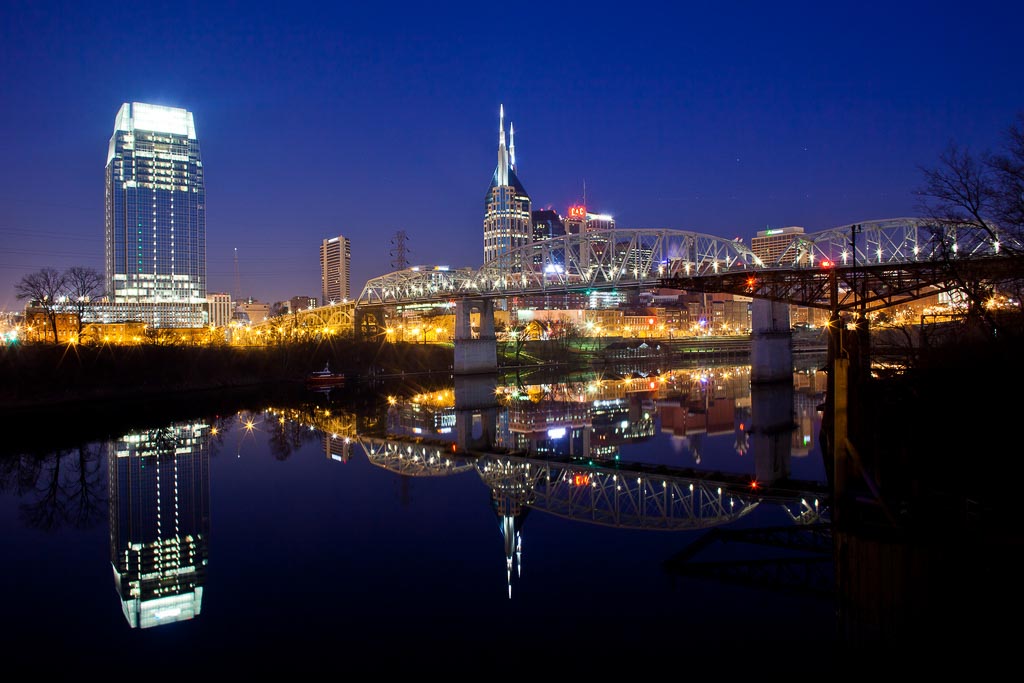 Nashville at night