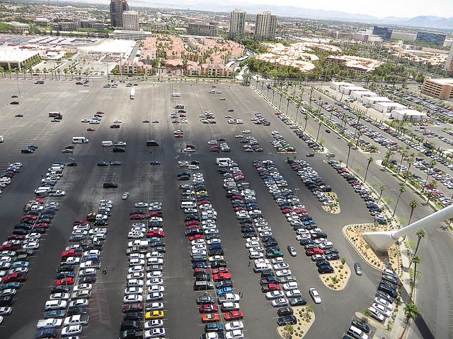 Parking lot in Las Vegas