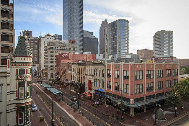 Downtown Houston's Main Street
