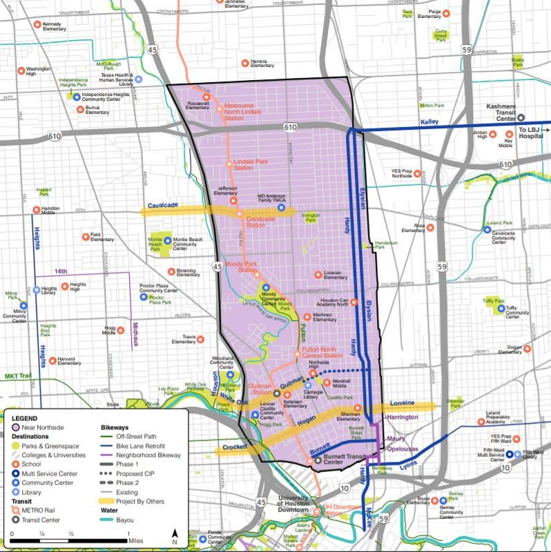 Bike improvements to Near Northside