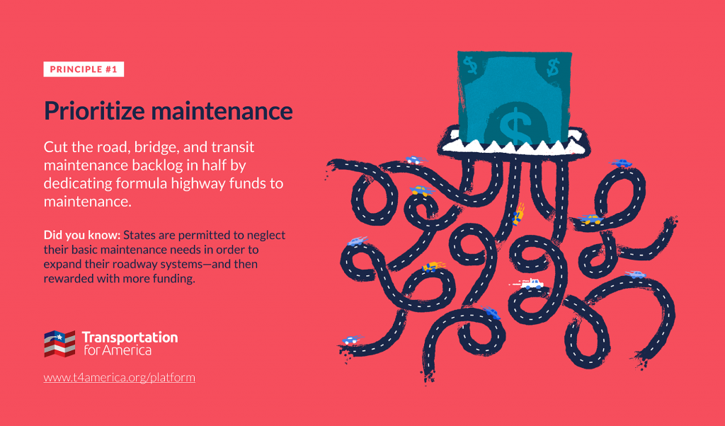 Prioritize maintenance of roads graphic