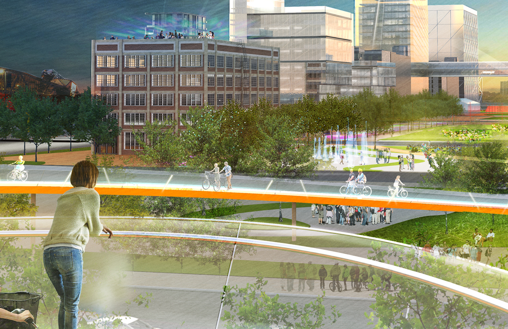 Rendering of Houston park