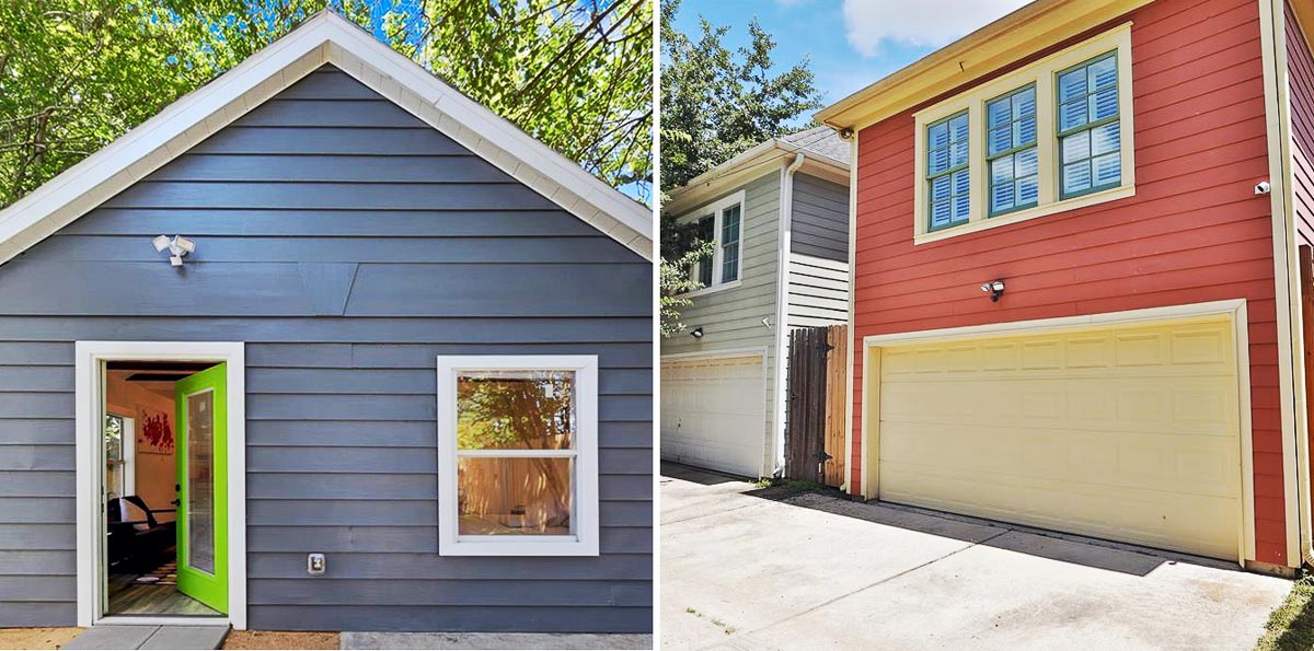 garage apartments or accessory dwelling units in Houston