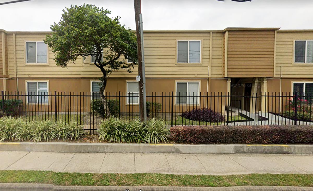 an apartment complex in Alief neighborhood of Houston