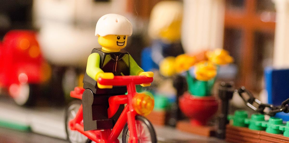 Lego cyclist