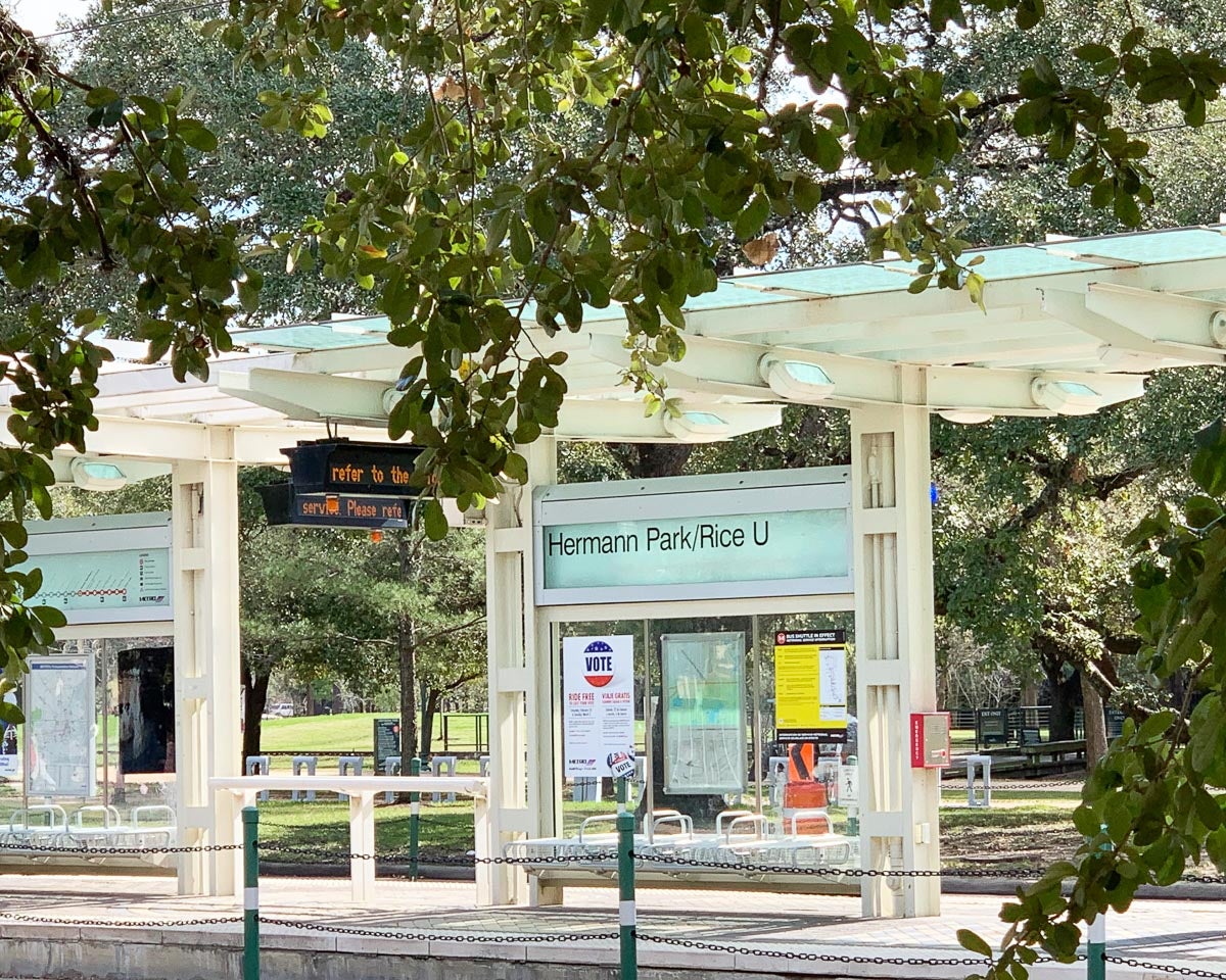 Hermann Park light rail station