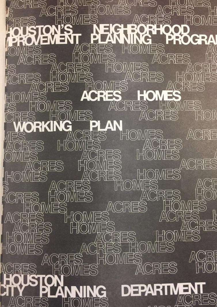 Working Plan Title Page