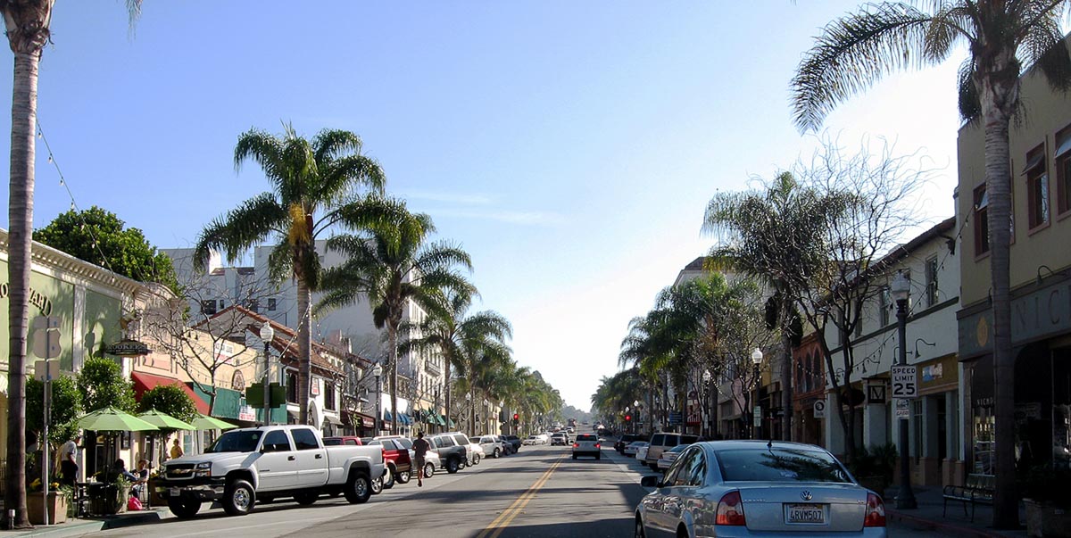 Downtown Ventura, California
