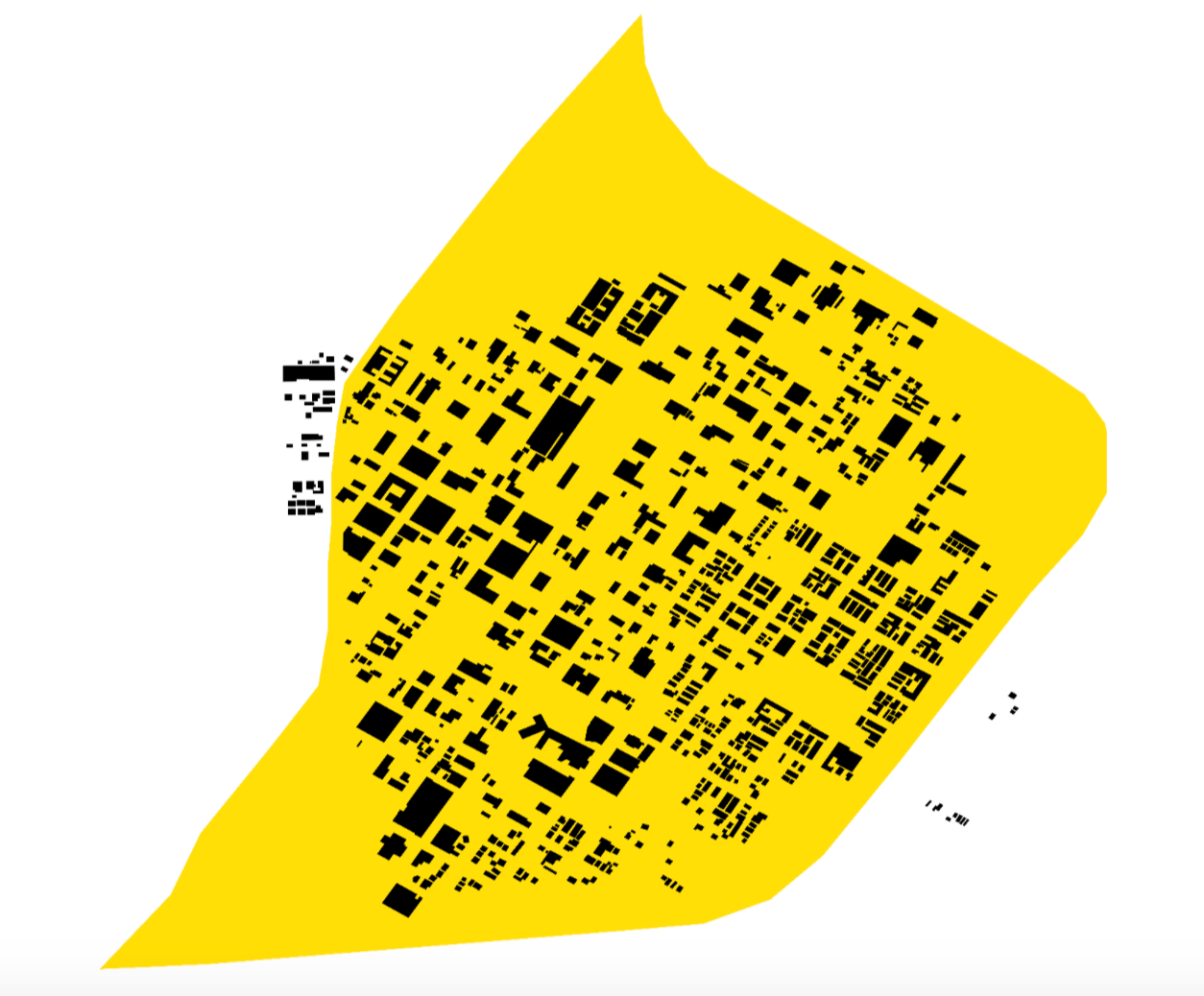 buildings walkable within 15 minutes in Midtown