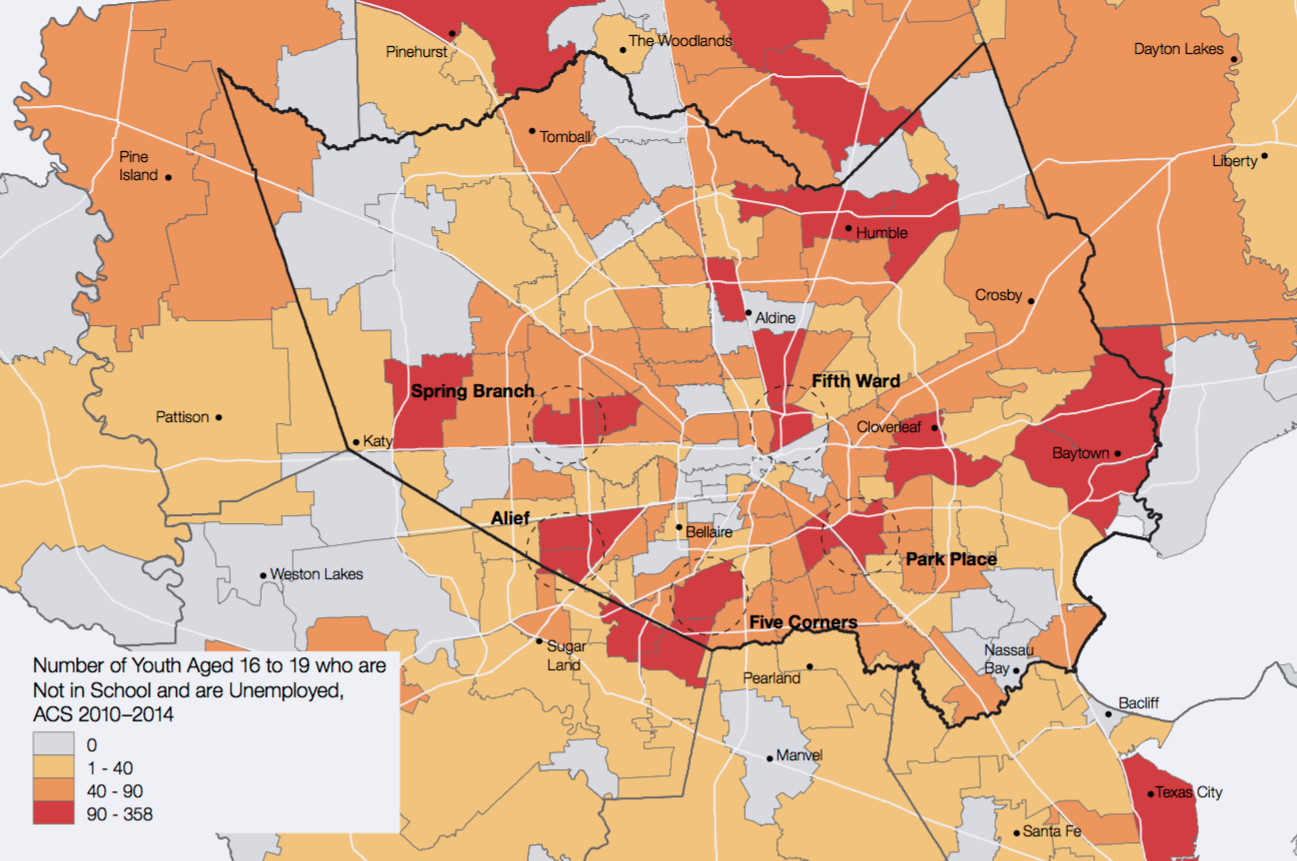 Harris County Opportunity Youth Map