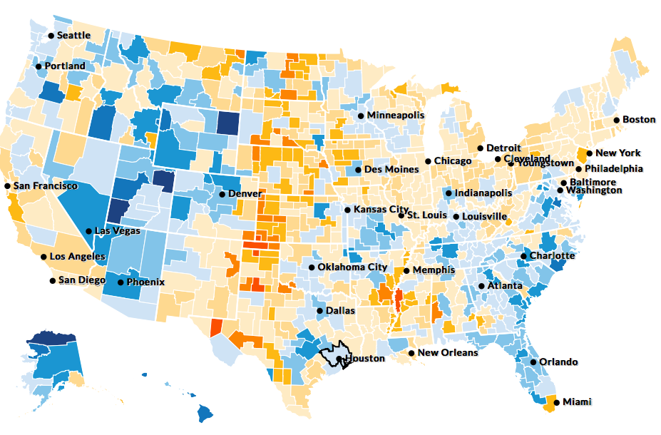 White Population Growth in America