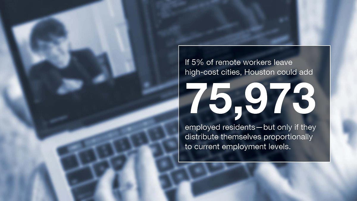 Could Houston add nearly 76,000 remote workers?