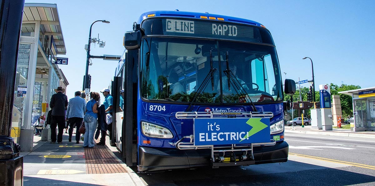 Metro Transits C Line BRT bus