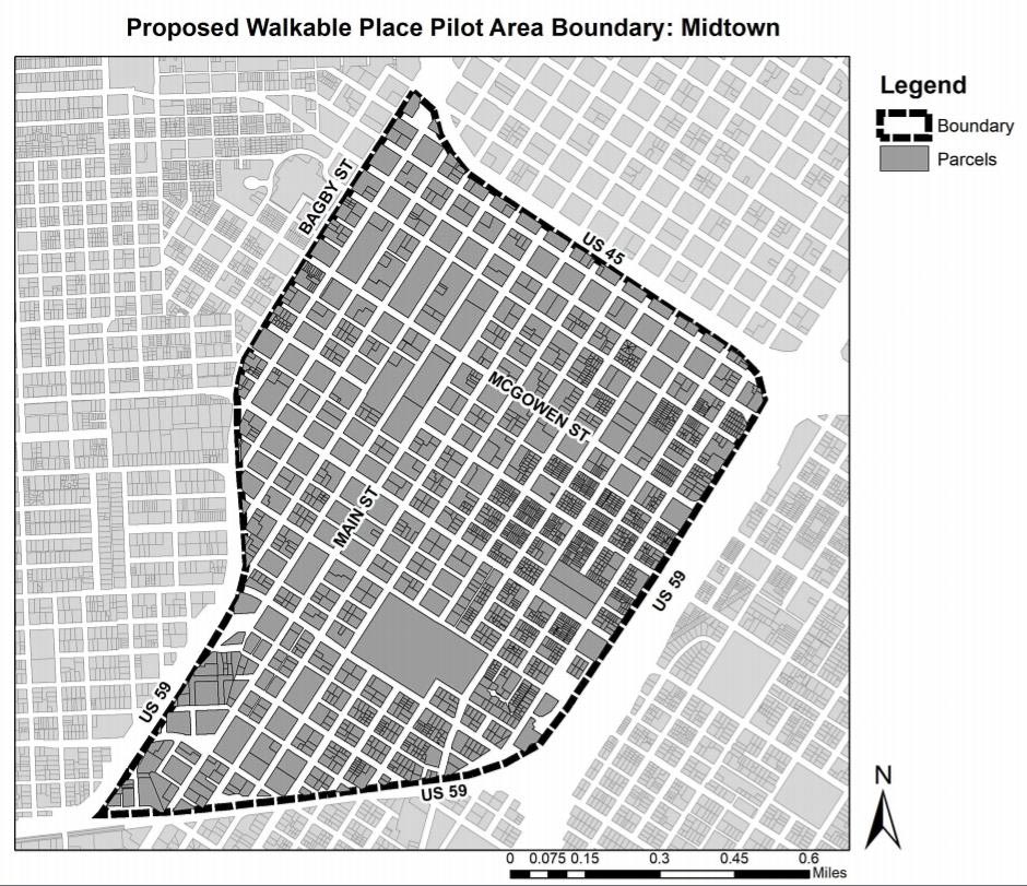 Midtown walkable places committee map