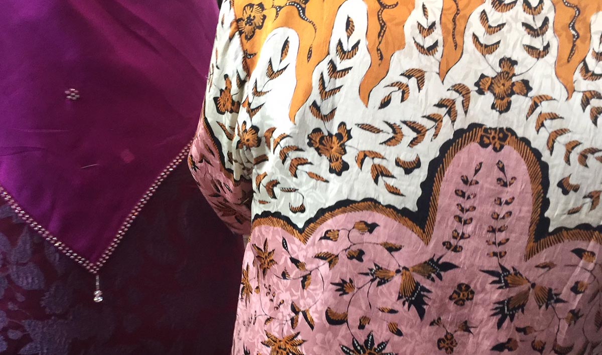 Fabrics from Indonesian Embassy Eid celebration