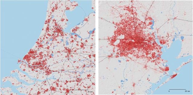 Maps with points