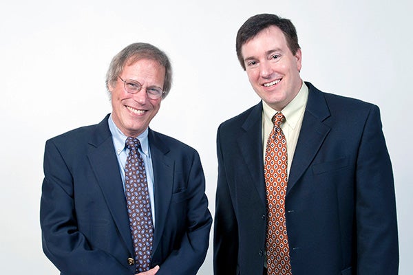 Stephen Klineberg and Michael Emerson in 2012