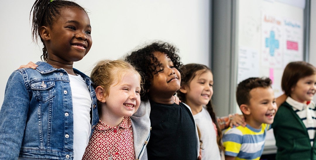 A group of students from different backgrounds