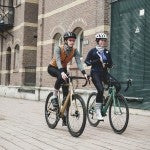 Women riding bikes