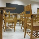 Empty classroom