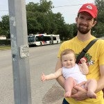 Kyle Shelton and baby