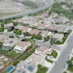 Suburban homes