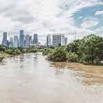 Hurricane Harvey flooding Buffalo Bayou
