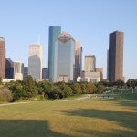 A view of the Houston skyline