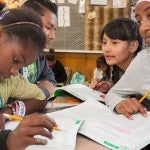 Kinder Institute research indicated that newcomer students at Las Americas Middle School improved in English.