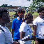 Participants working in the Pro-Vision Community Graden