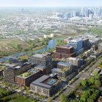 East River was master-planned by Perkins&Will