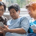Asian elderly senior adults