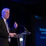 Picture of Bill Fulton giving a presentation